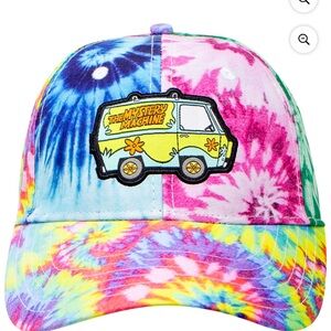 Vibrant Tie-Dye Kids Hat with Van Patch